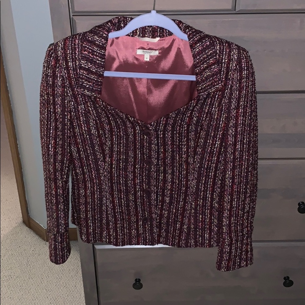 Made In Italy tweed one of a kind blazer !